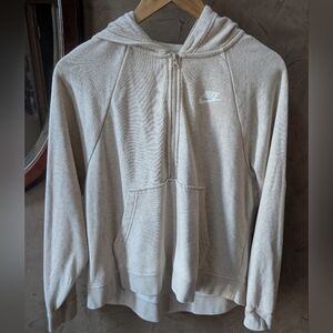 Nike Gray Zip-Up Hoodie